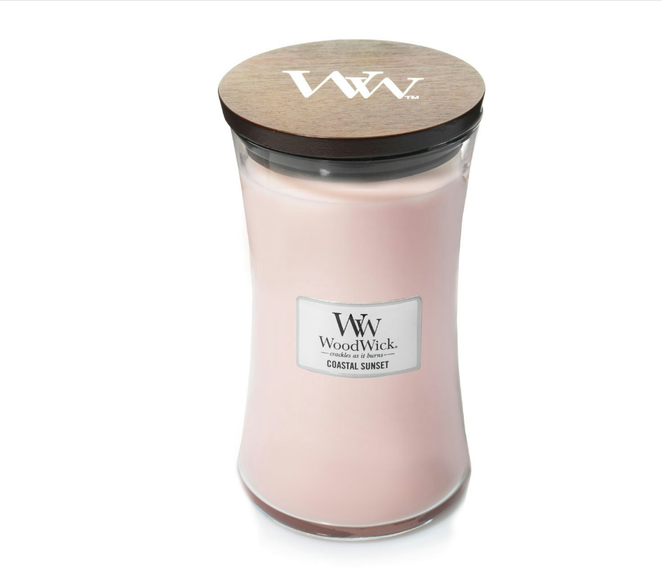 Bougie Coastle sunset Large - Woodwick