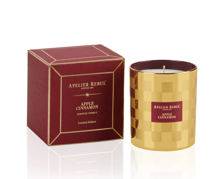Bougie Parfumée Apple Cinnamon 210g - Atelier Rebul