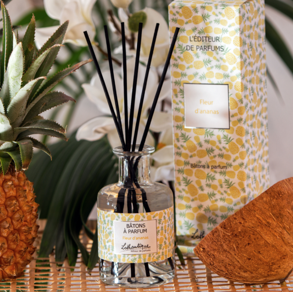 Bâtons à parfum Fleur d'ananas - Amélie et Mélanie 