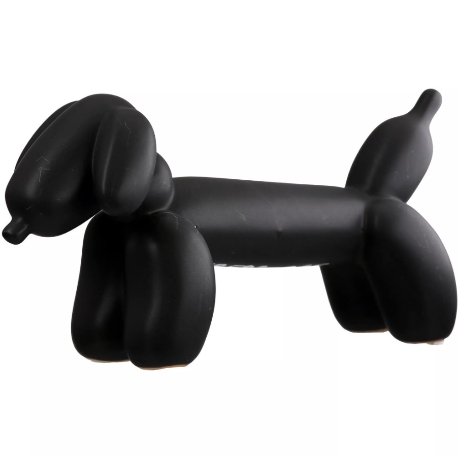 Figurine Teckel ballon noir - Gilde