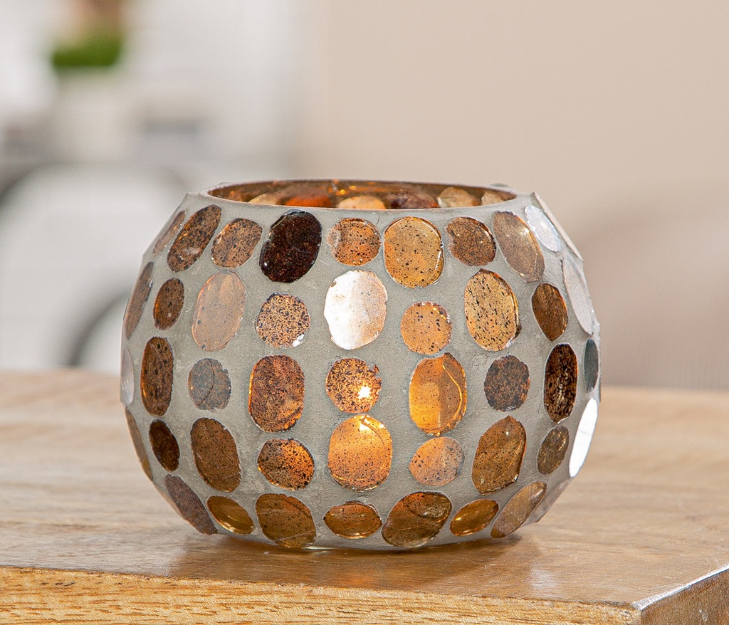 [59178] Photophore marron small - Gilde 