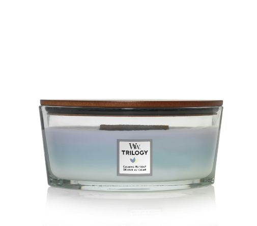 Bougie Trilogy Séjour au Calme ellipse - WoodWick