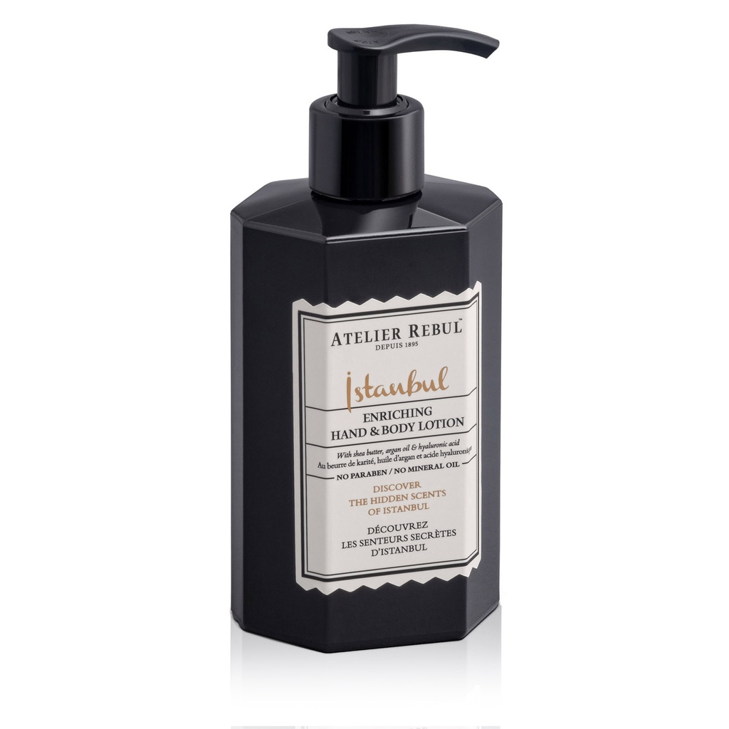 Crème pour les mains et le corps Istanbul 430 ml - Atelier Rebul