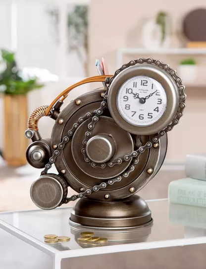 Tirelire horloge de table - Gilde
